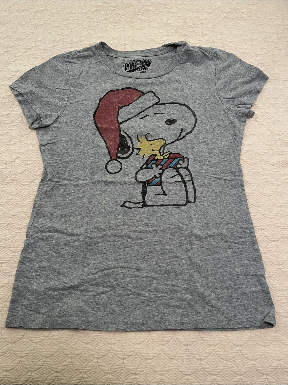 Old Navy Peanuts Snoopy & Woodstock Christmas Holiday T-Shirt (size Large)